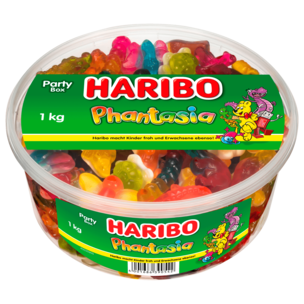 Haribo Fruchtgummi Phantasia Party Box 1kg